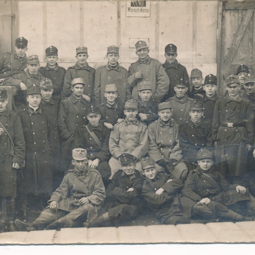 AK von der XXVII Marsch Komp. Militaria Ansichtskarte (14665)