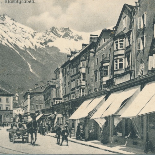 AK aus Innsbruck Marktgraben Tirol Ansichtskarte (14708)
