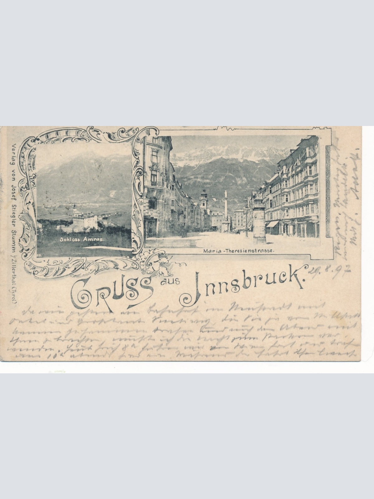 AK aus Gruß aus Innsbruck Ansichtskarte (14690)