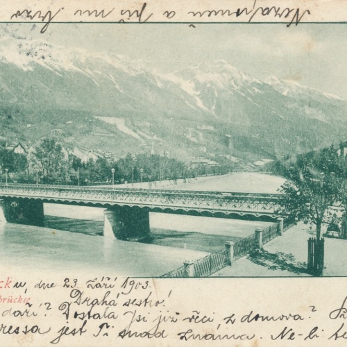 AK aus Innsbruck Innbrücke Tirol Ansichtskarte (14762)