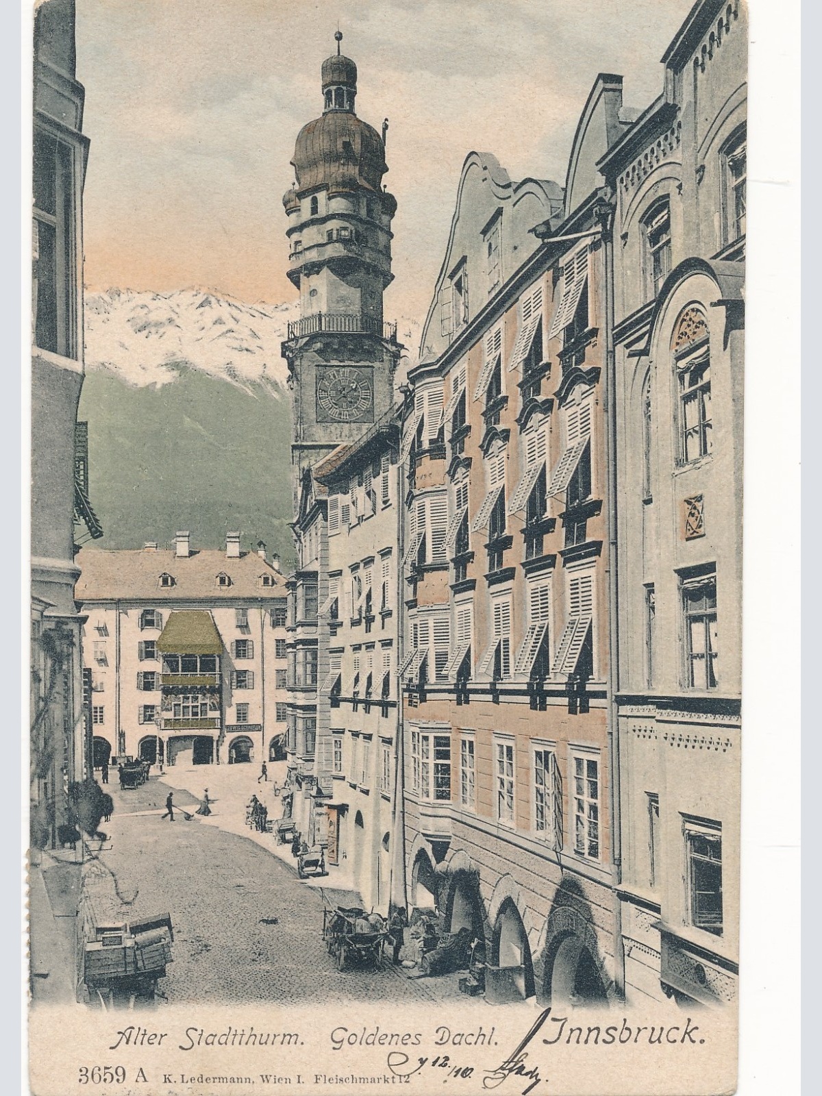 AK aus Innsbruck Alter Stadtthurm Tirol Ansichtskarte (14765)