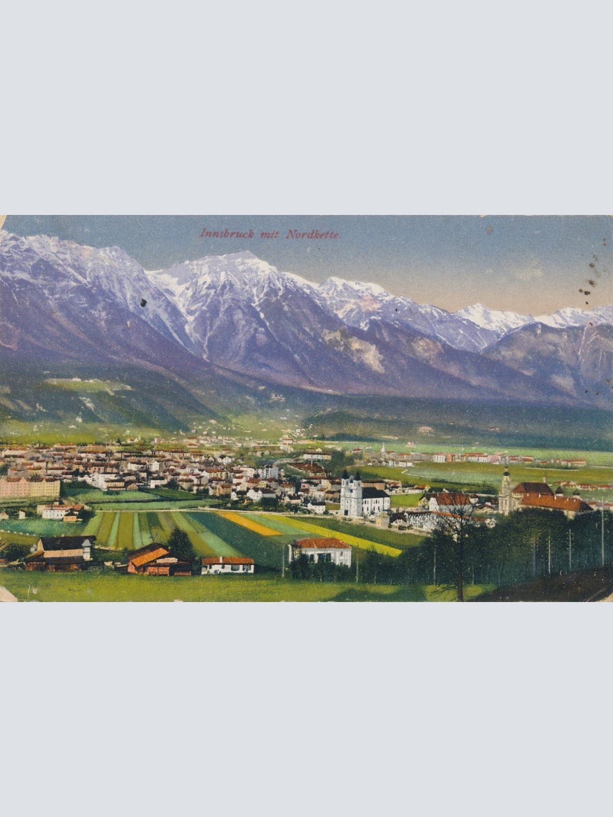 AK aus Innsbruck mit Nordkette Ansichtskarte (14773)