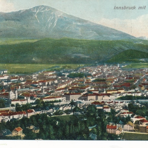 AK aus Innsbruck mit Patschkofel Ansichtskarte (14776)