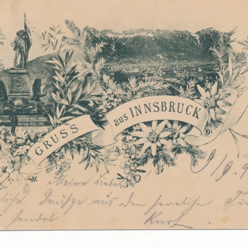 AK gruss aus Innsbruck Ansichtskarte (14777)