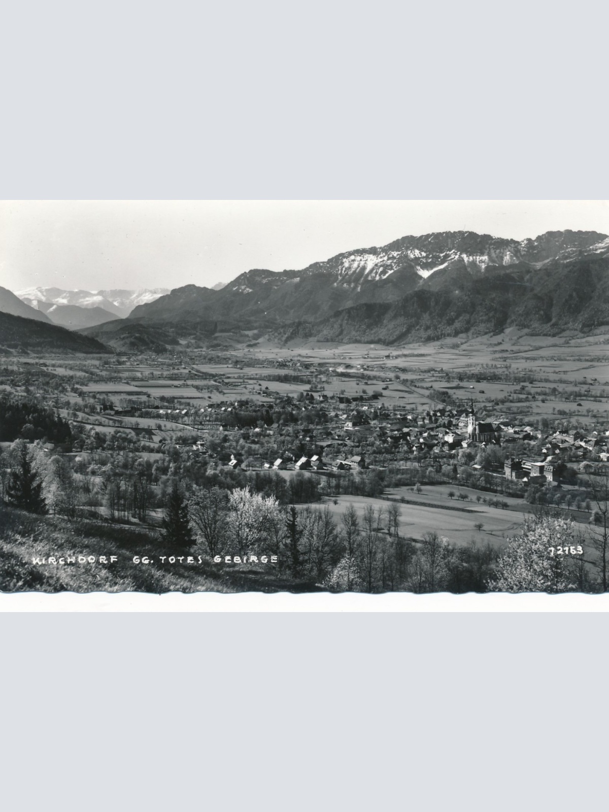 AK aus Kirchdorf mit totes Gebirge Ansichtskarte Oberösterreich (14829)