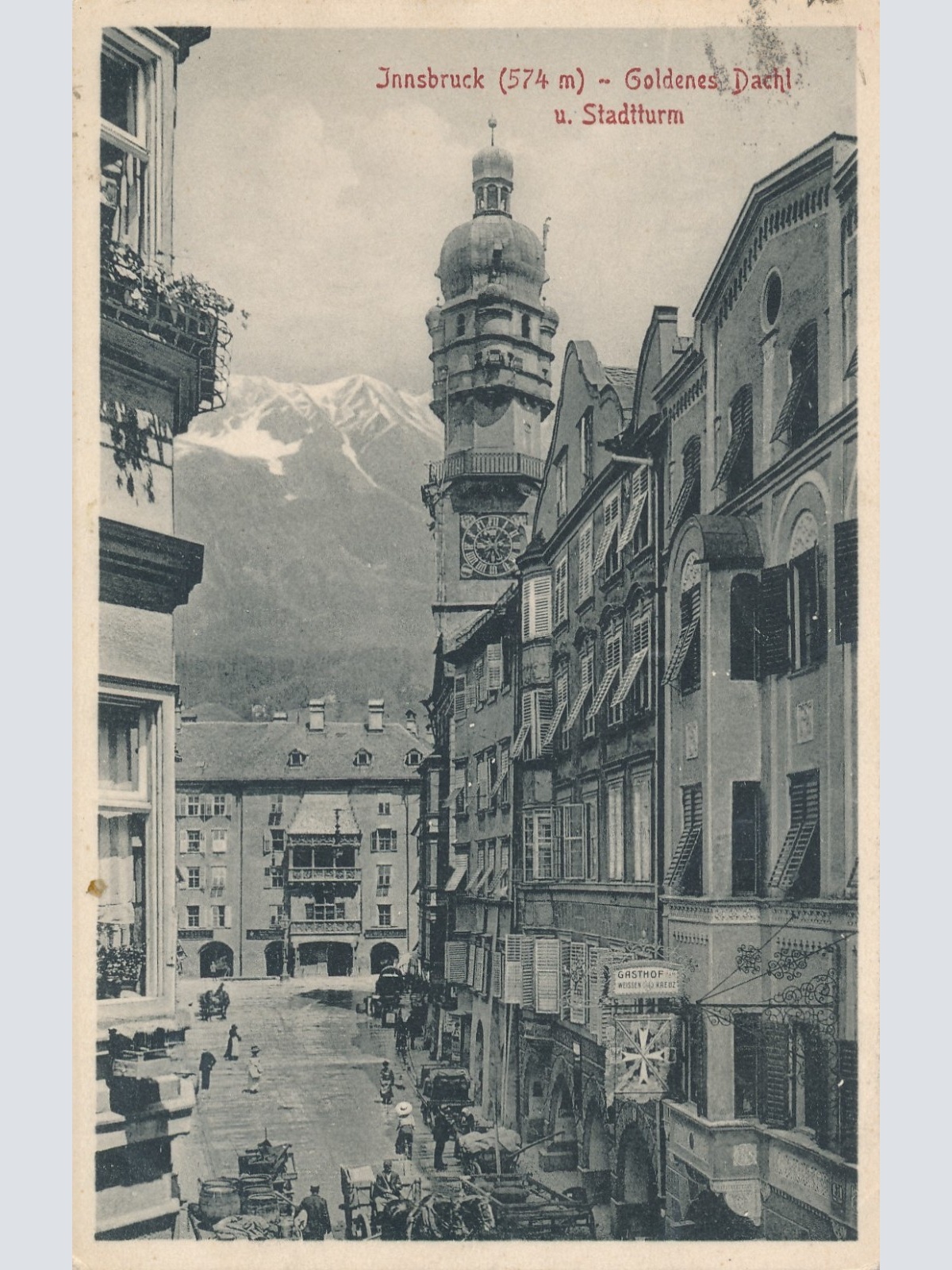 AK aus Innsbruck Goldenes Dachl Tirol Ansichtskarte (14844)