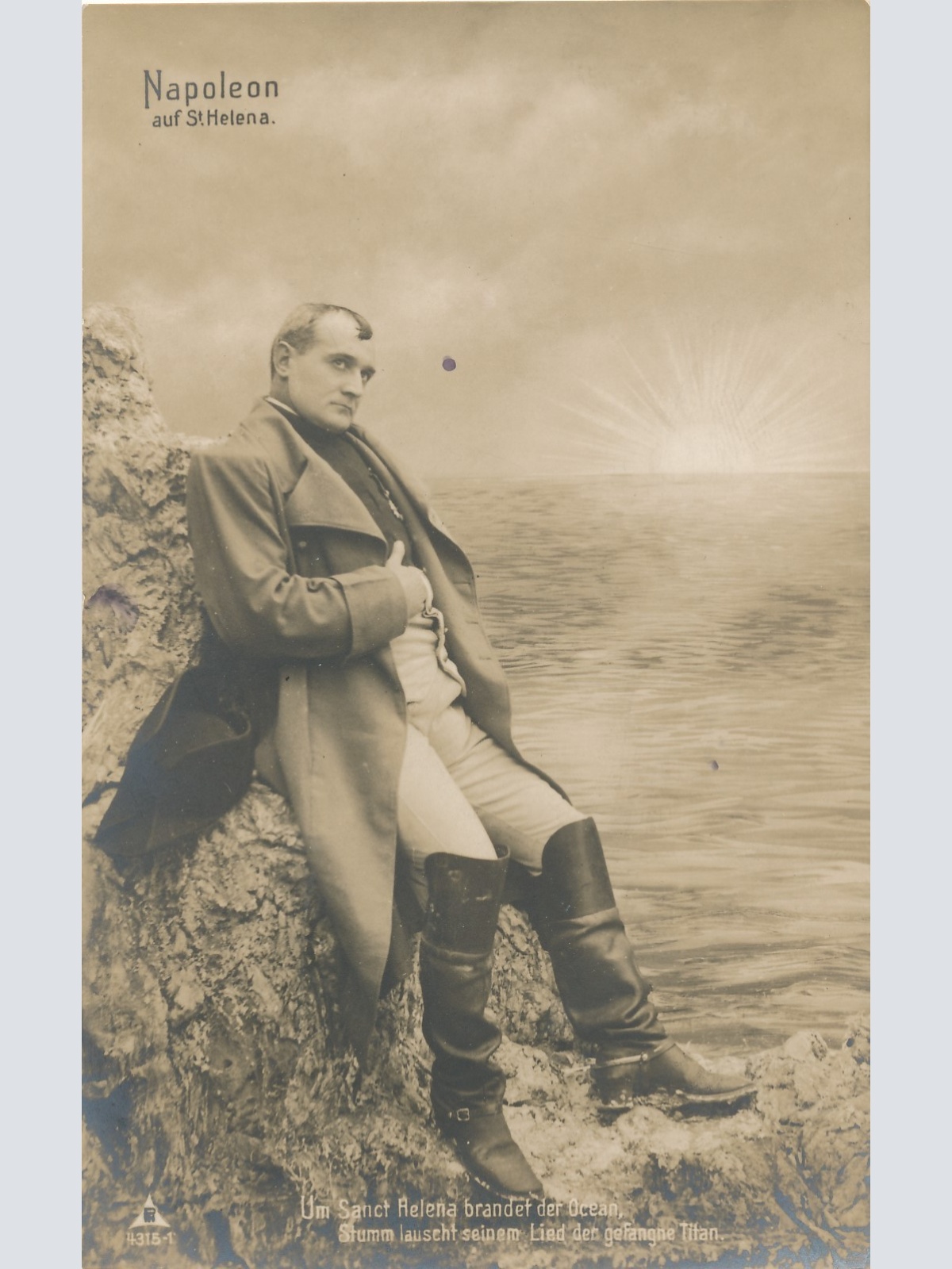 AK Napoleon auf St. Helena Ansichtskarte (14859)