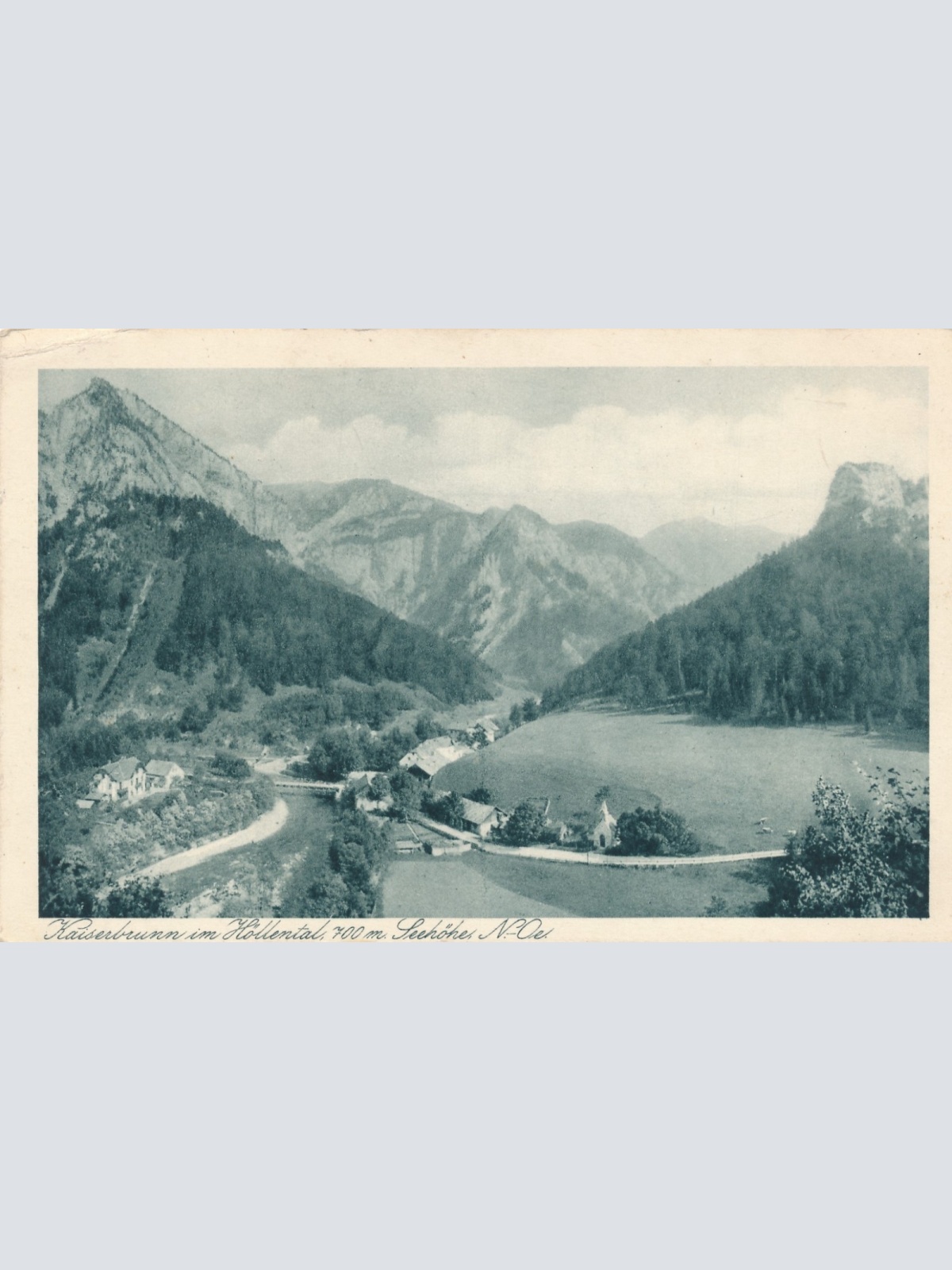 AK aus Kaiserbrunn im Höllental Niederösterreich Ansichtskarte (14875)