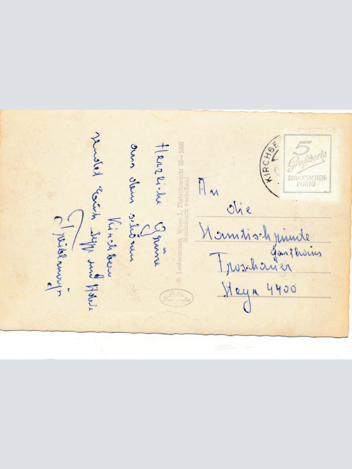 AK aus Kirchberg mit Schloss Niederösterreich Ansichtskarte (14878)