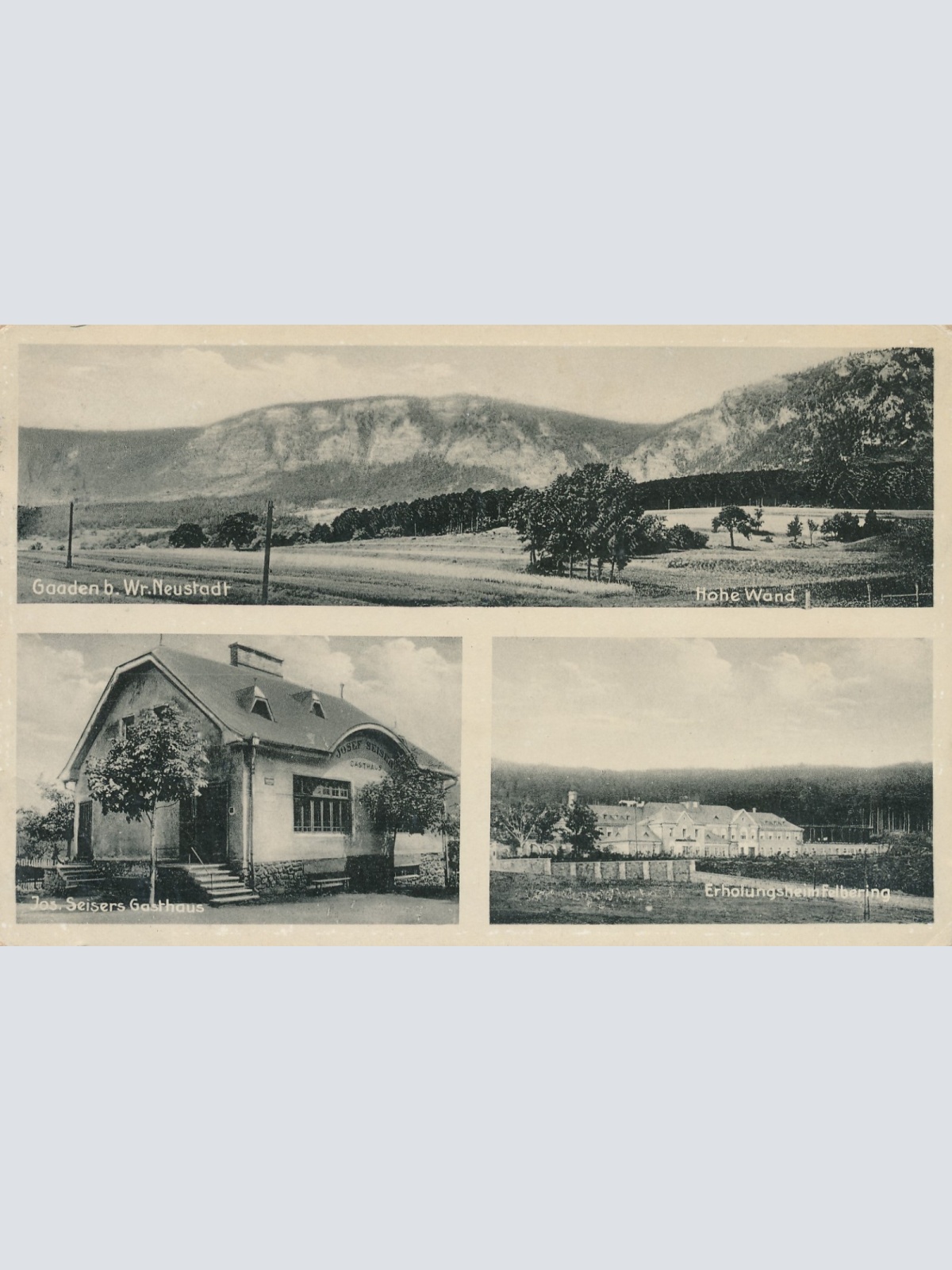 AK aus Gaaden bei Wr. Neustadt Niederösterreich Ansichtskarte (14816)