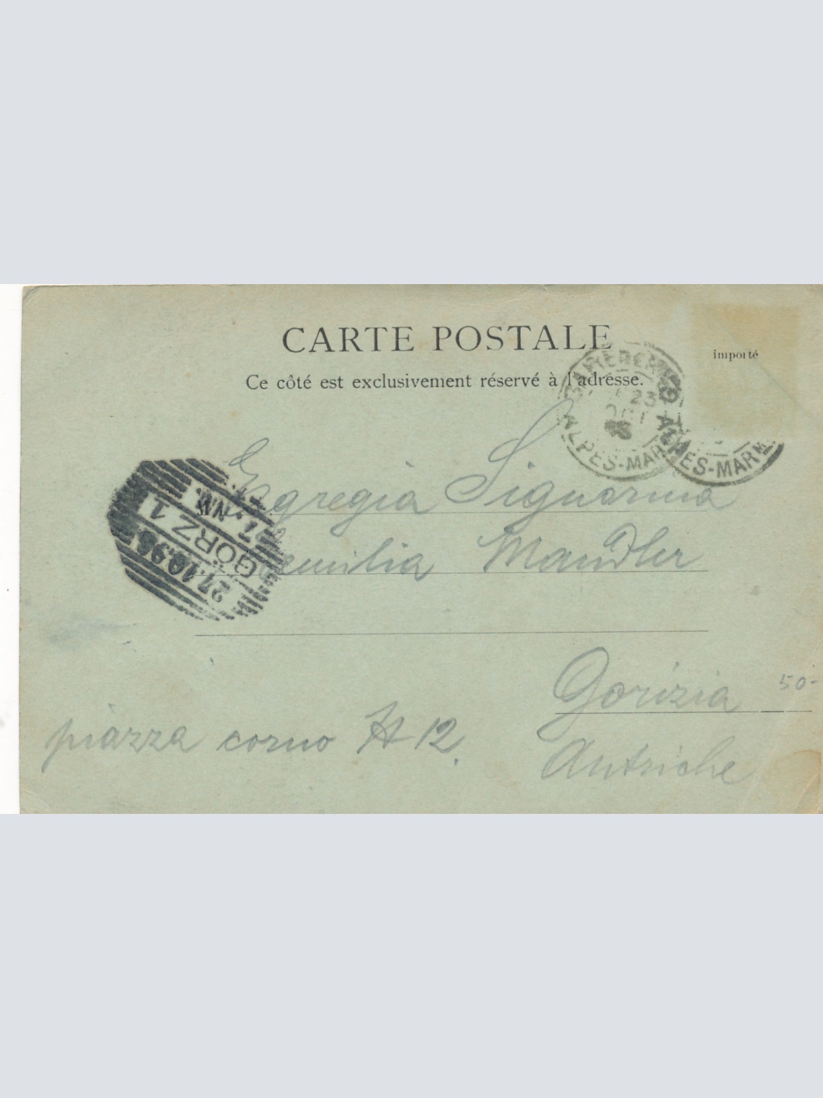 AK aus Nice - Nizza Frankreich Ansichtskarte (14940)