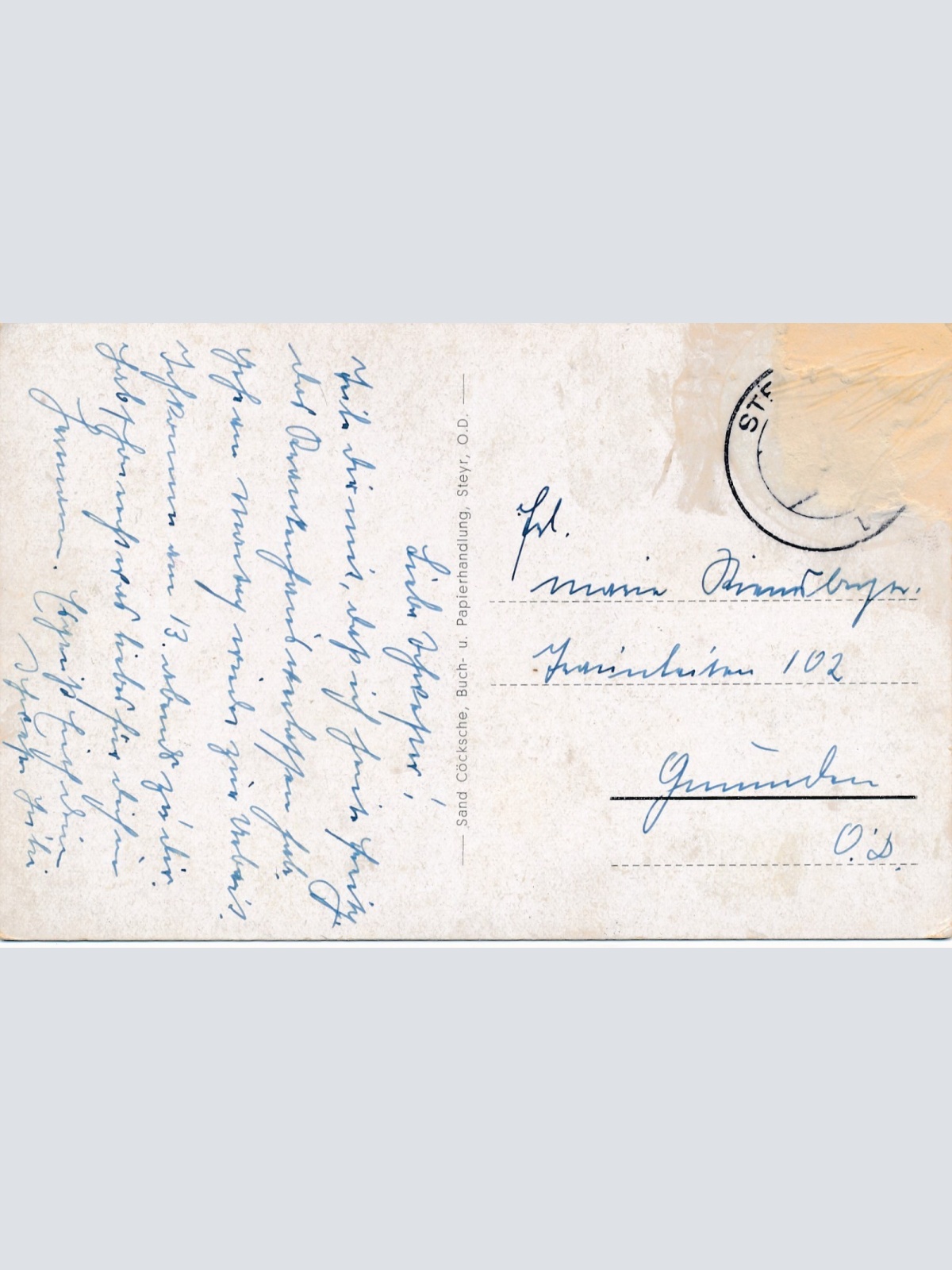 AK aus Steyr Oberösterreich Ansichtskarte (15023)