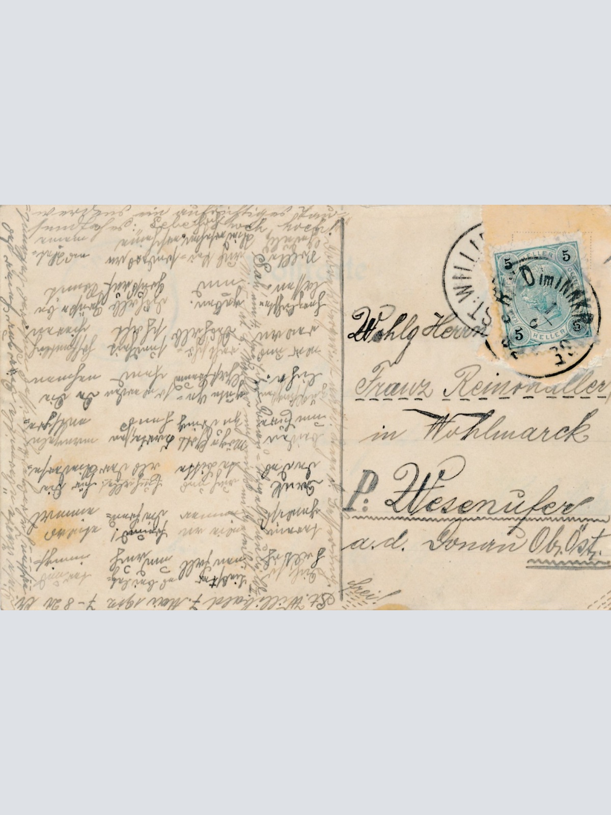 AK gruss aus Ried Oberösterreich Ansichtskarte (15024)