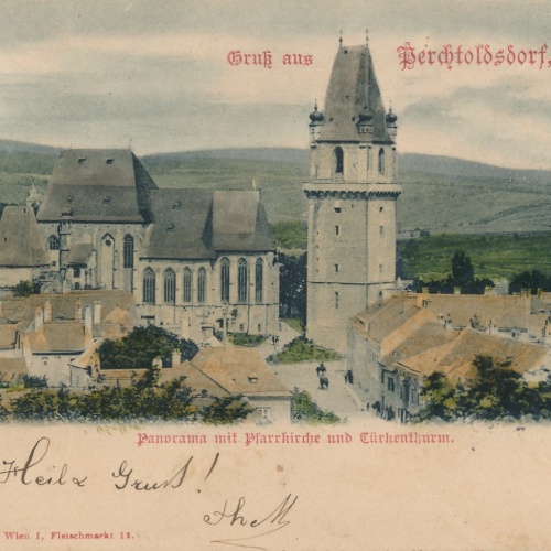 AK gruss aus Perchtoldsdorf Niederösterreich Ansichtskarte (14889)