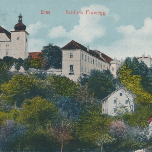 AK aus Enns Schloss Ennsegg Oberösterreich Ansichtskarte (15075)