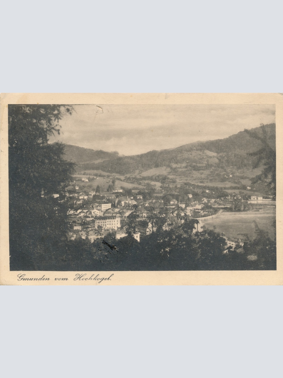 AK aus Gmunden vom Hochkogel Oberösterreich Ansichtskarte (15117)