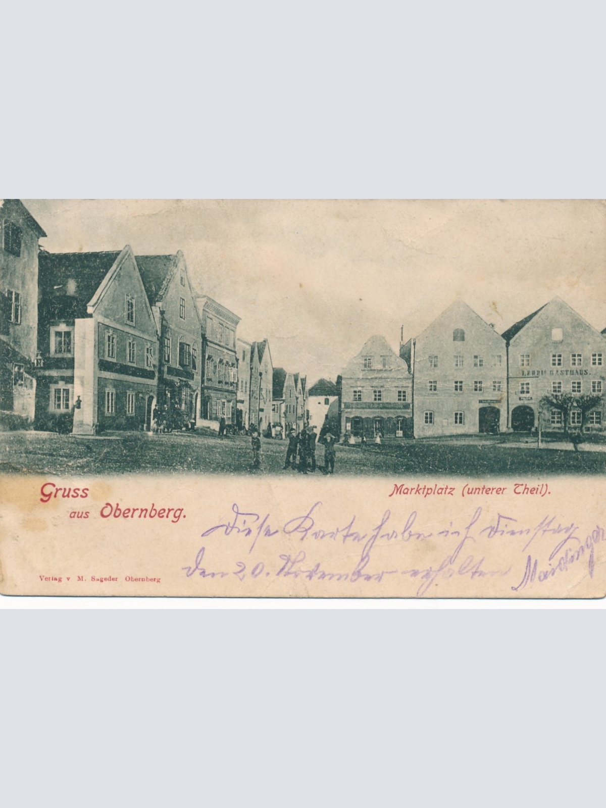 AK aus Obernberg Oberösterreich Ansichtskarte (15139)