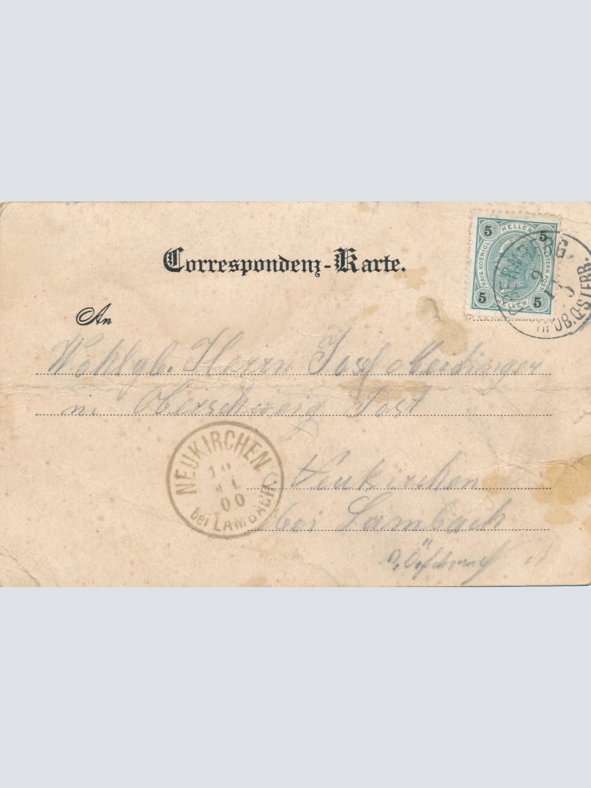 AK aus Obernberg Oberösterreich Ansichtskarte (15139)