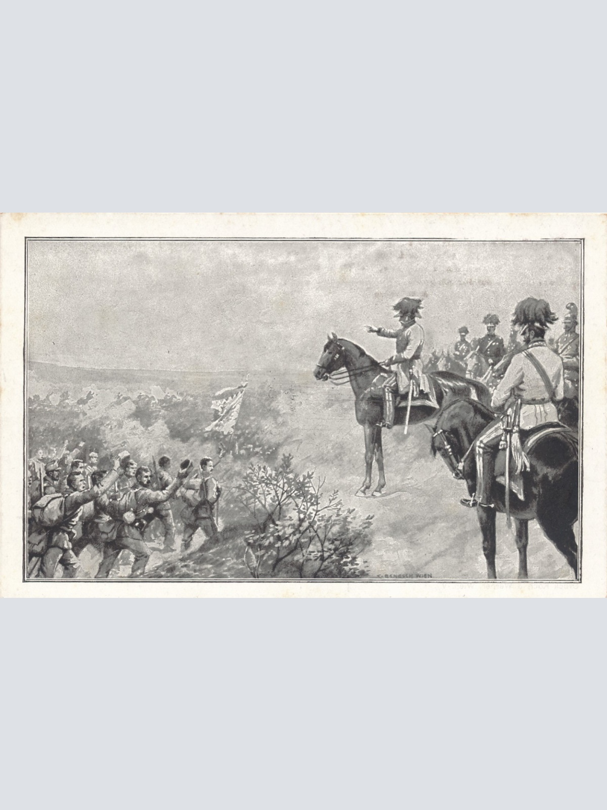 AK Kaiser Franz Josef auf Pferd Militaria Ansichtskarte (14897)