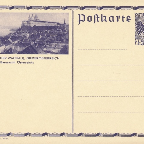 25 Groschen - Bildpost - Karte aus Melk in der Wachau (15162)
