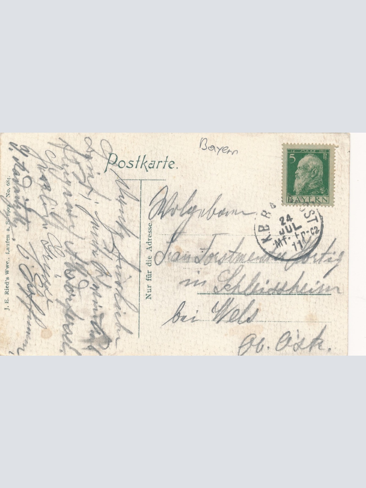 AK aus Laufen A.S. Bayern Ansichtskarte (14930)