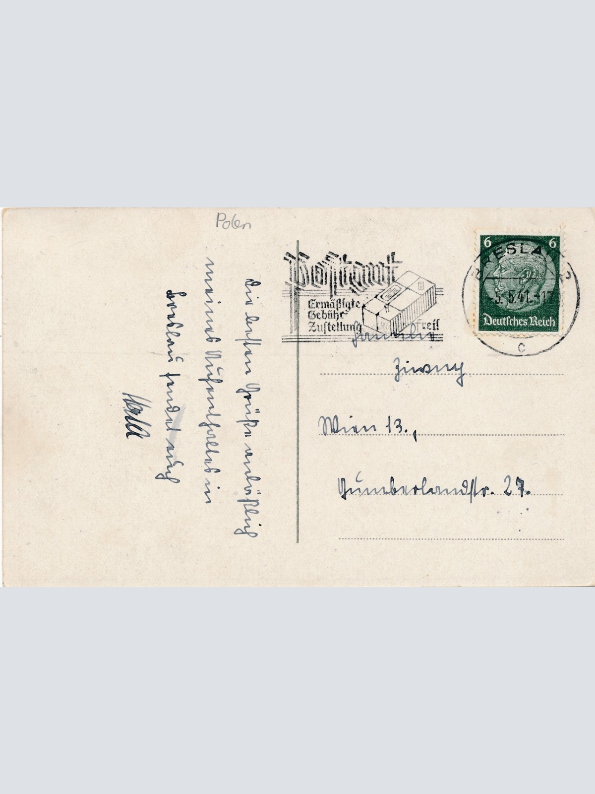 AK aus Breslau Universität Polen Ansichtskarte (14942)