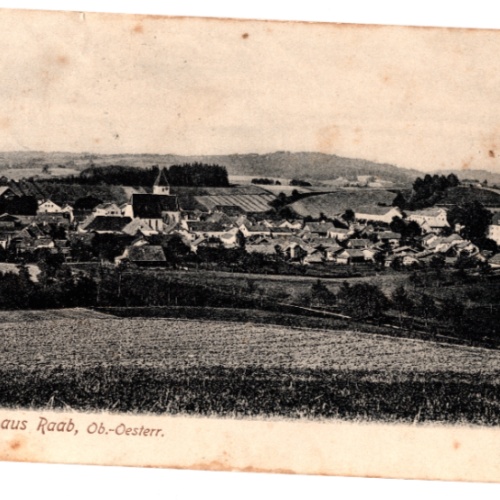 AK aus Raab, Oberösterreich Ansichtskarte (F395)