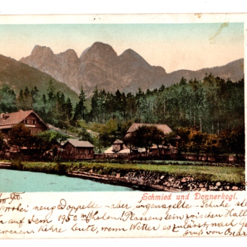 AK aus Gosau, Oberösterreich Ansichtskarte (F408)