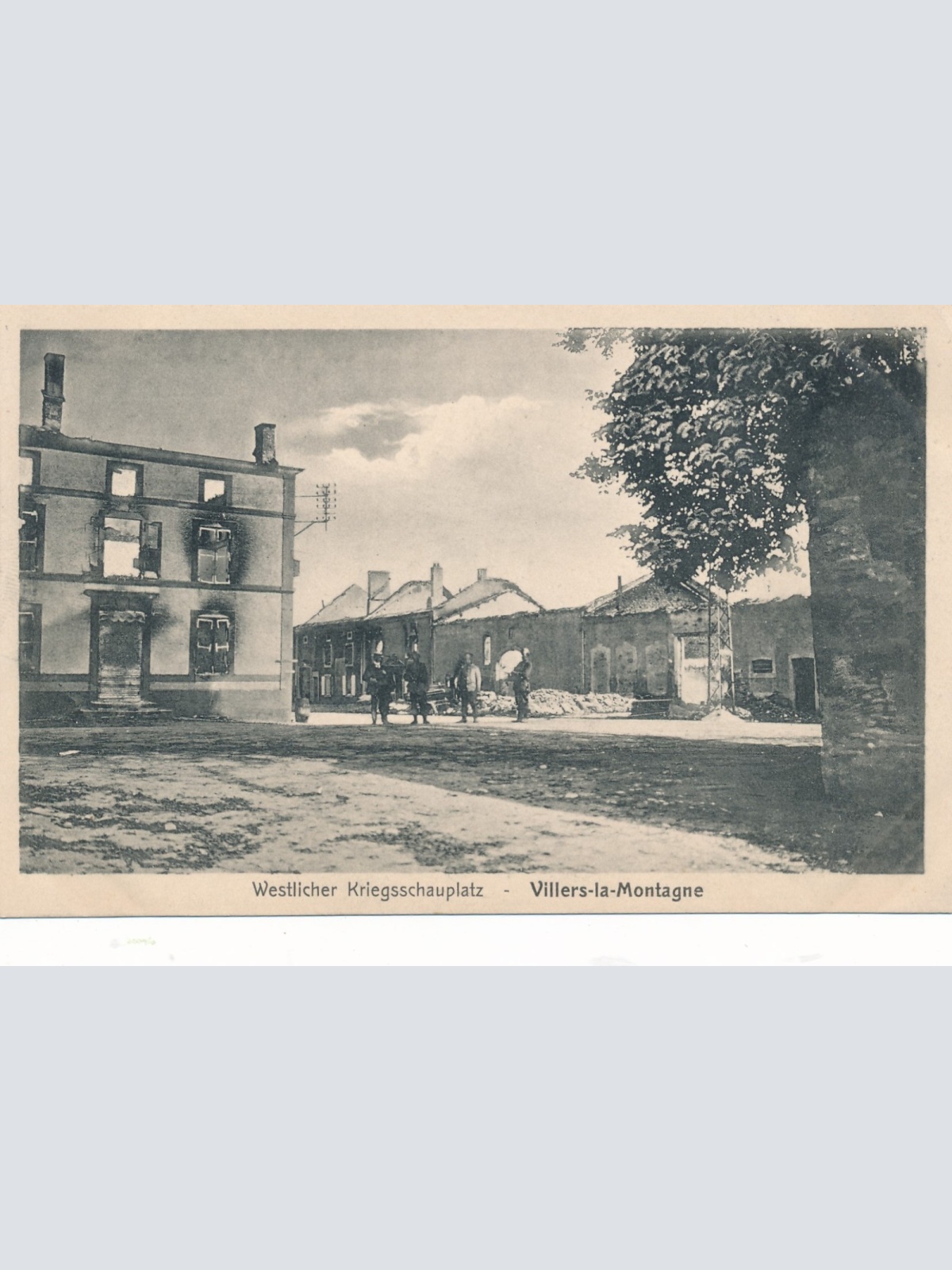 AK aus Villers - La Montagne Westlicher Kriegsschaupaltz Militaria (14997)