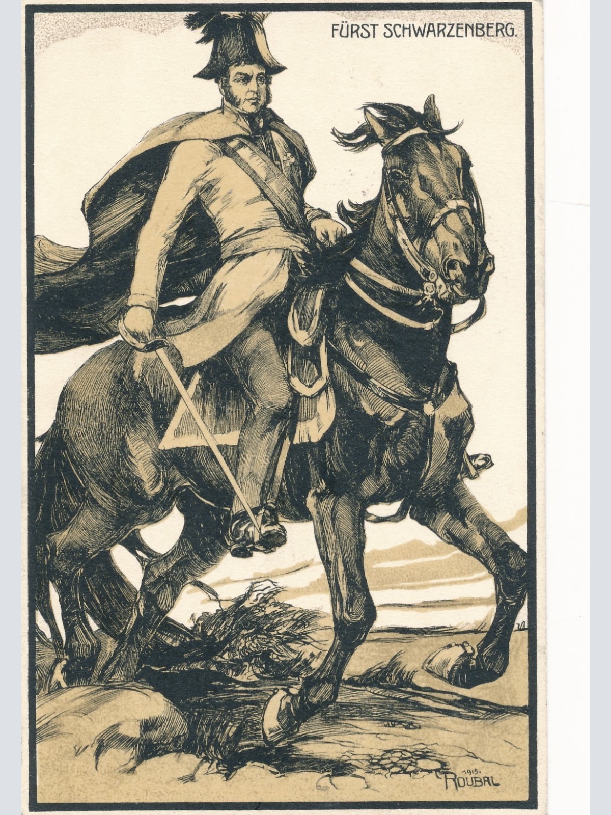 AK Militaria Fürst Schwarzenberg (16021)