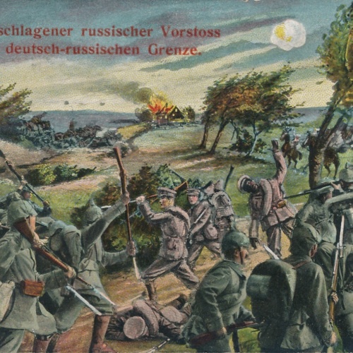 AK Militaria Zurückgeschlagener Russischer Voratoss (16031)