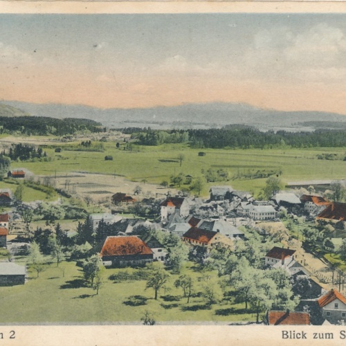 AK aus Timelkam 2 mit Schafberg Oberöst. Ansichtskarte (15043)