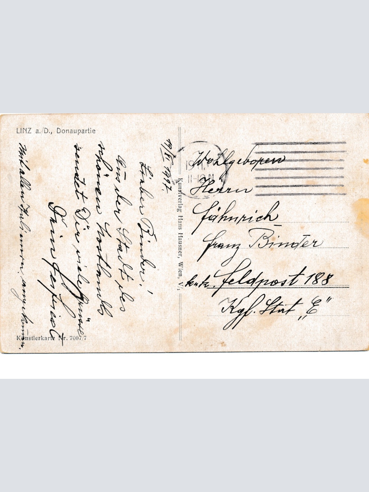 AK aus Linz an der Donau Oberösterreich Ansichtskarte (15281)