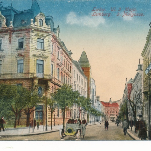 AK aus Lemberg 3. Maigasse Ukraine Ansichtskarte (15824)