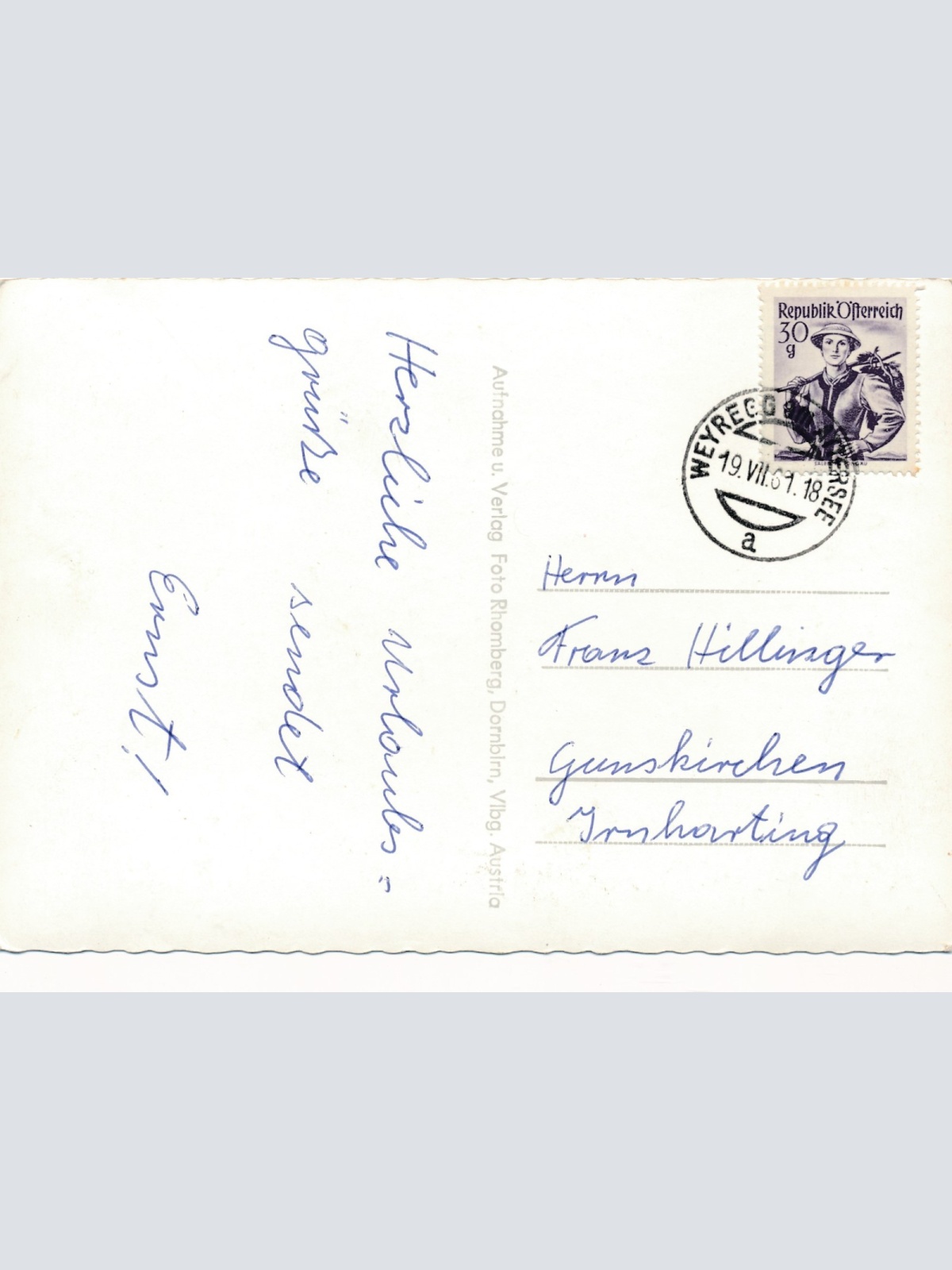 AK aus Weyregg am Attersee Oberösterreich Ansichtskarte (15319)