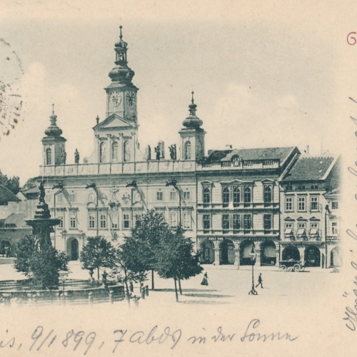 AK aus Budweis Tschechoslowakei Ansichtskarte (15922)