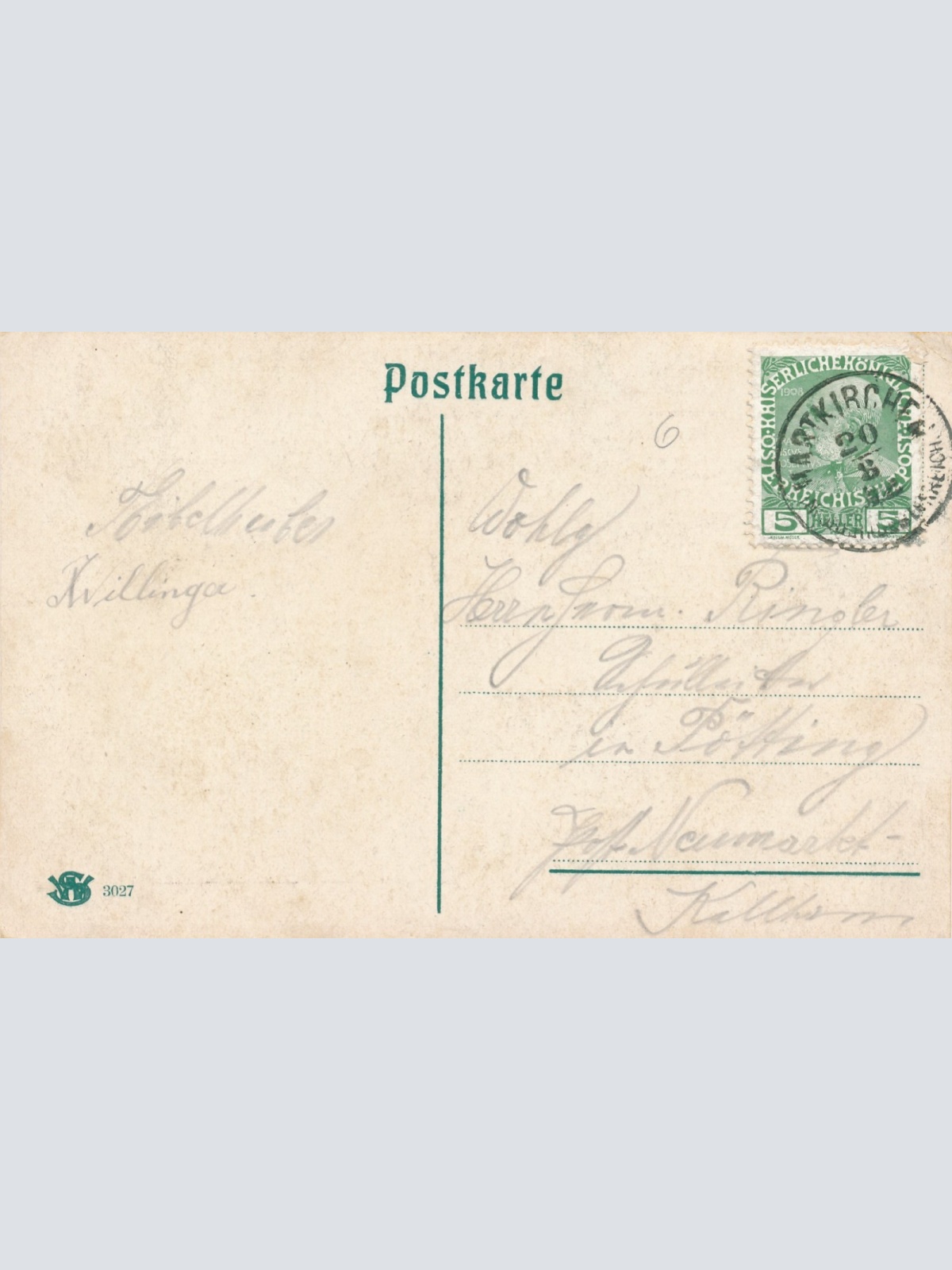 AK vom Zieglers Gasthaus in Steinwand OÖ Ansichtskarte (15332)