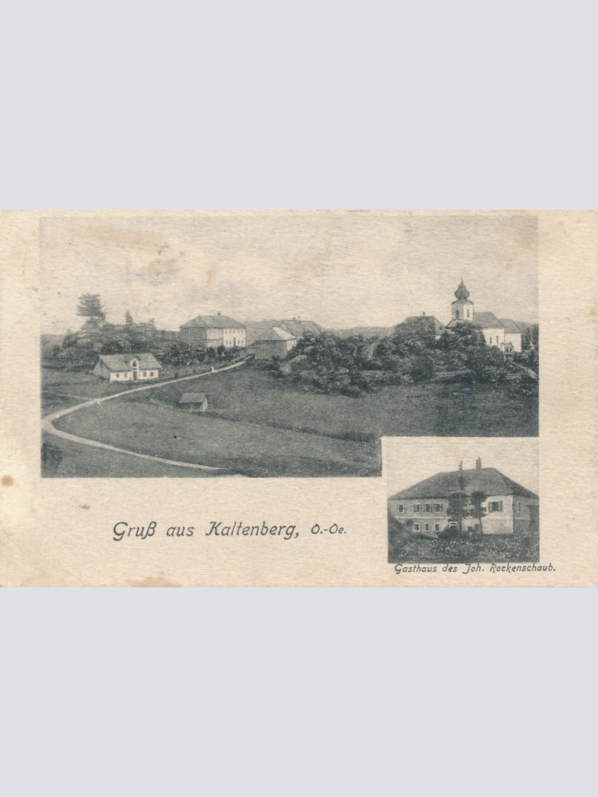 AK aus Kaltenberg mit Gasthaus Oberösterreich Ansichtskarte (15657)