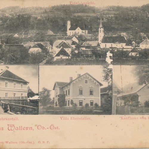 AK gruss aus Wallern Mehrbildkarte Oberöstereich Ansichtskarte (15266)