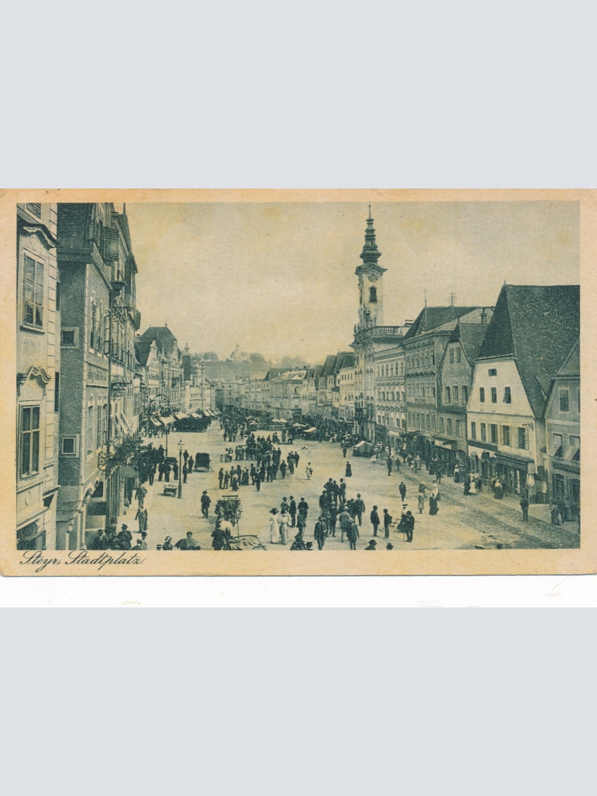 AK aus Steyr Stadtplatz Ansichtskarte (15908)