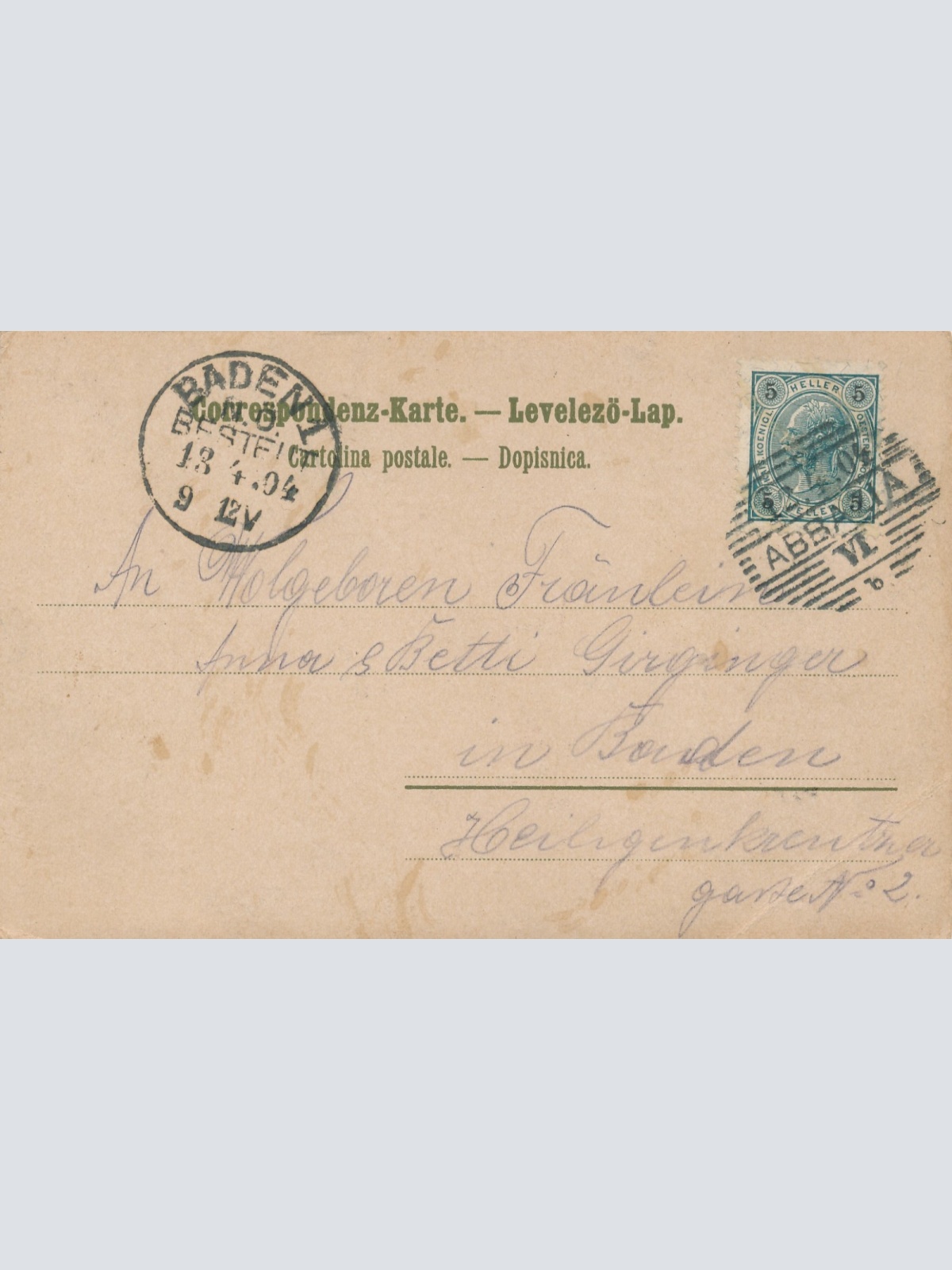 AK aus Abbazia Italien Ansichtskarte (16245)