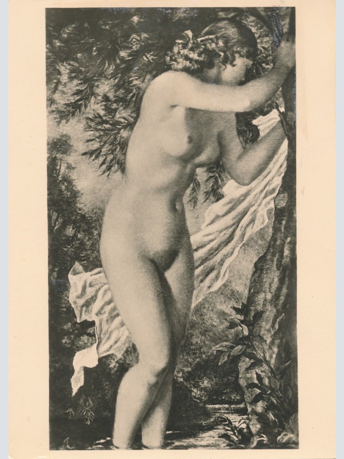 HDK Karte Nr. 506 Nackte Frau Akt Busen Ansichtskarte (16189)