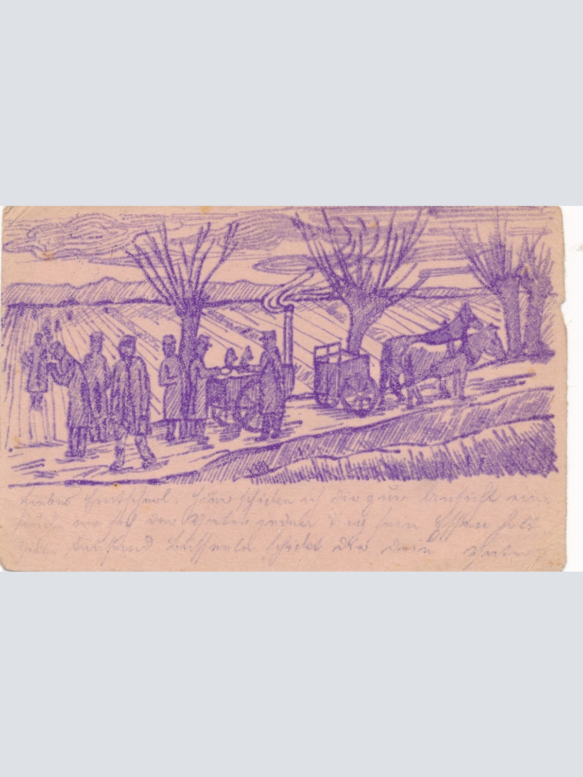 KuK K.K. Landsturmmarschbataillon Nr.2. 1 Kompagnie Ansichtskarte (16157)