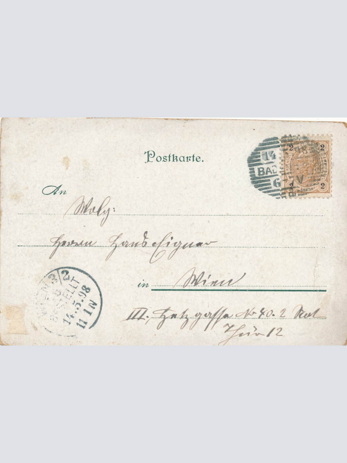 Motiv - Karte Soldat am Feiern mit Hund und Katze (15984)