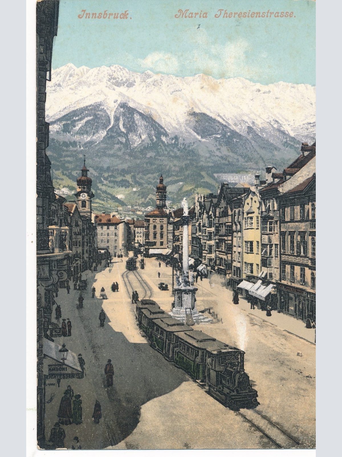 AK aus Innsbruck Maria Theresienstrasse Tirol Ansichtskarte (16115)