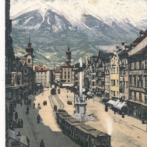 AK aus Innsbruck Maria Theresienstrasse Tirol Ansichtskarte (16115)