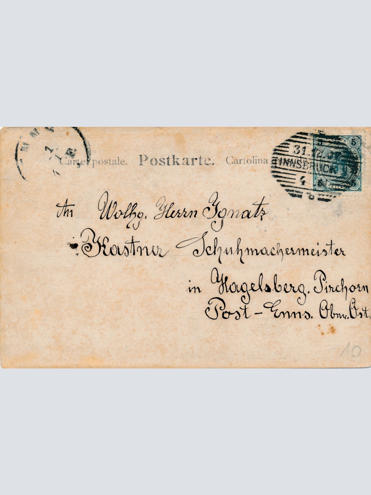 AK aus Innsbruck Tirol Ansichtskarte (16111)