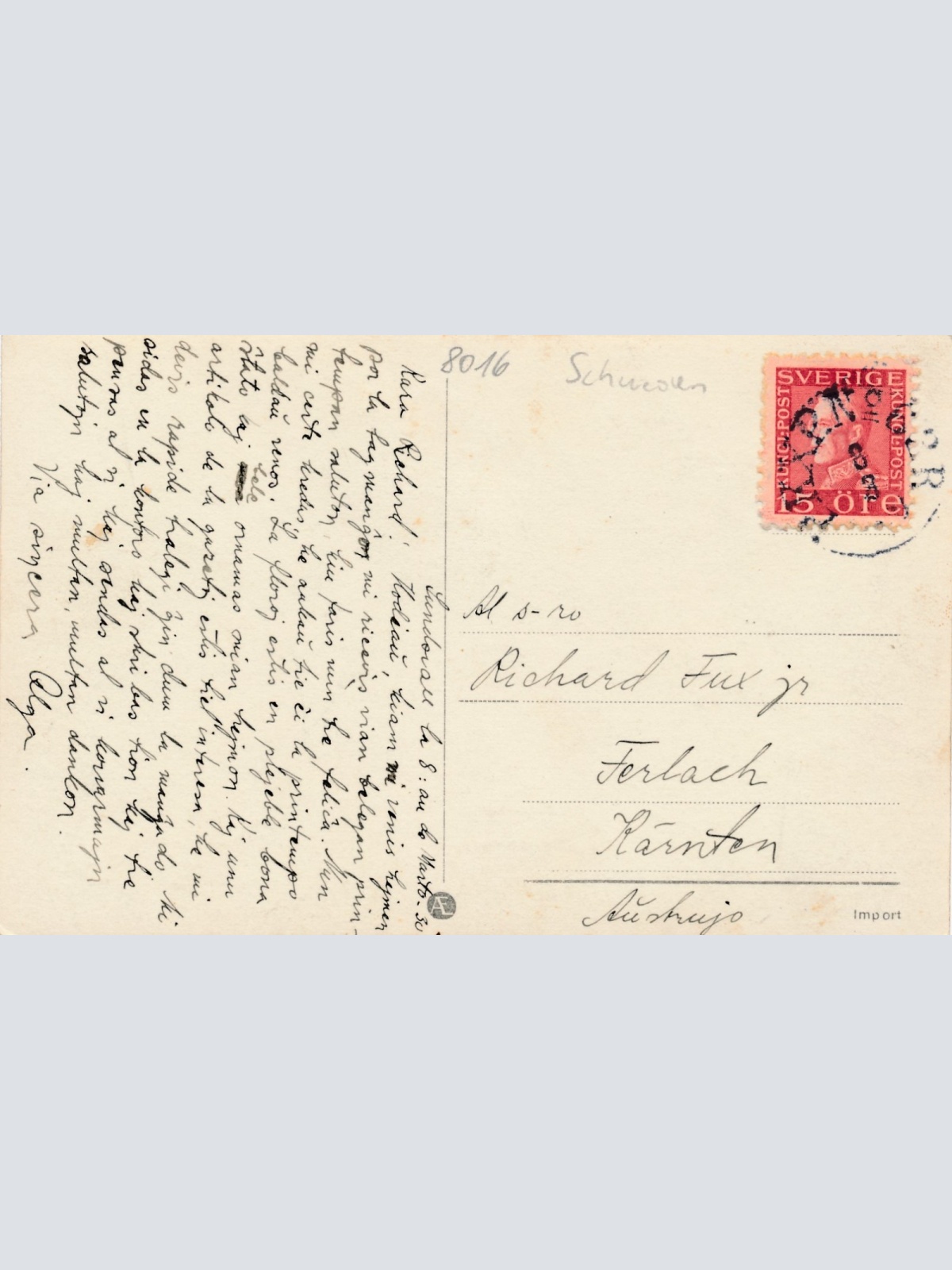 AK aus Sundsvall Kyrkogatan Schweden im Winter Ansichtskarte (15934)