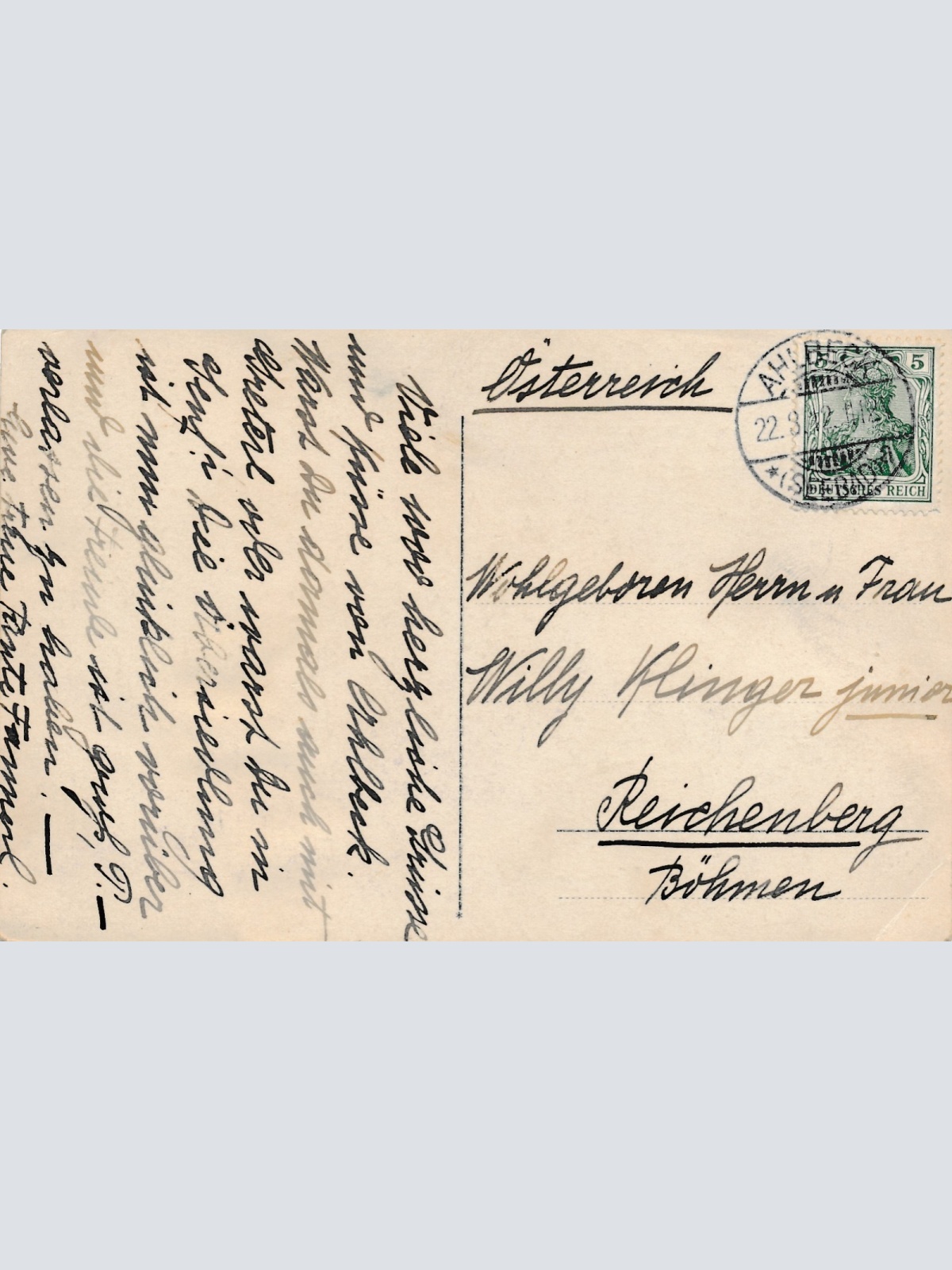 AK Annodazumals Familie auf Bot Ansichtskarte (16142)