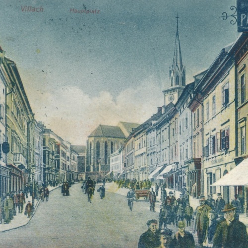AK aus Villach Hauptplatz Kärnten Ansichtskarte (16055)